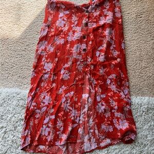Free People Floral Skirt